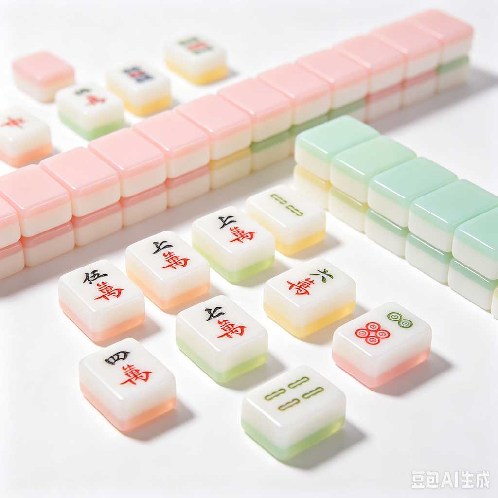 oriental style mahjong tiles