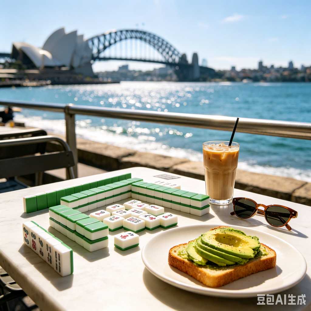 modern text mahjong tiles